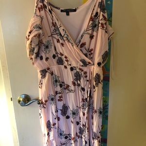 Off the shoulder long sun dress